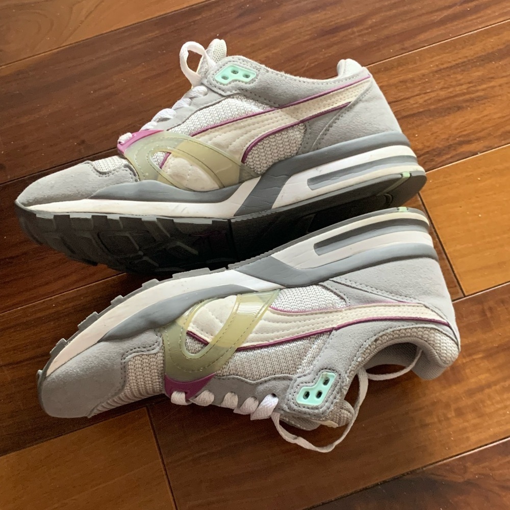 Puma Gray Sneakers Woman’s 7 - Picture 2 of 6